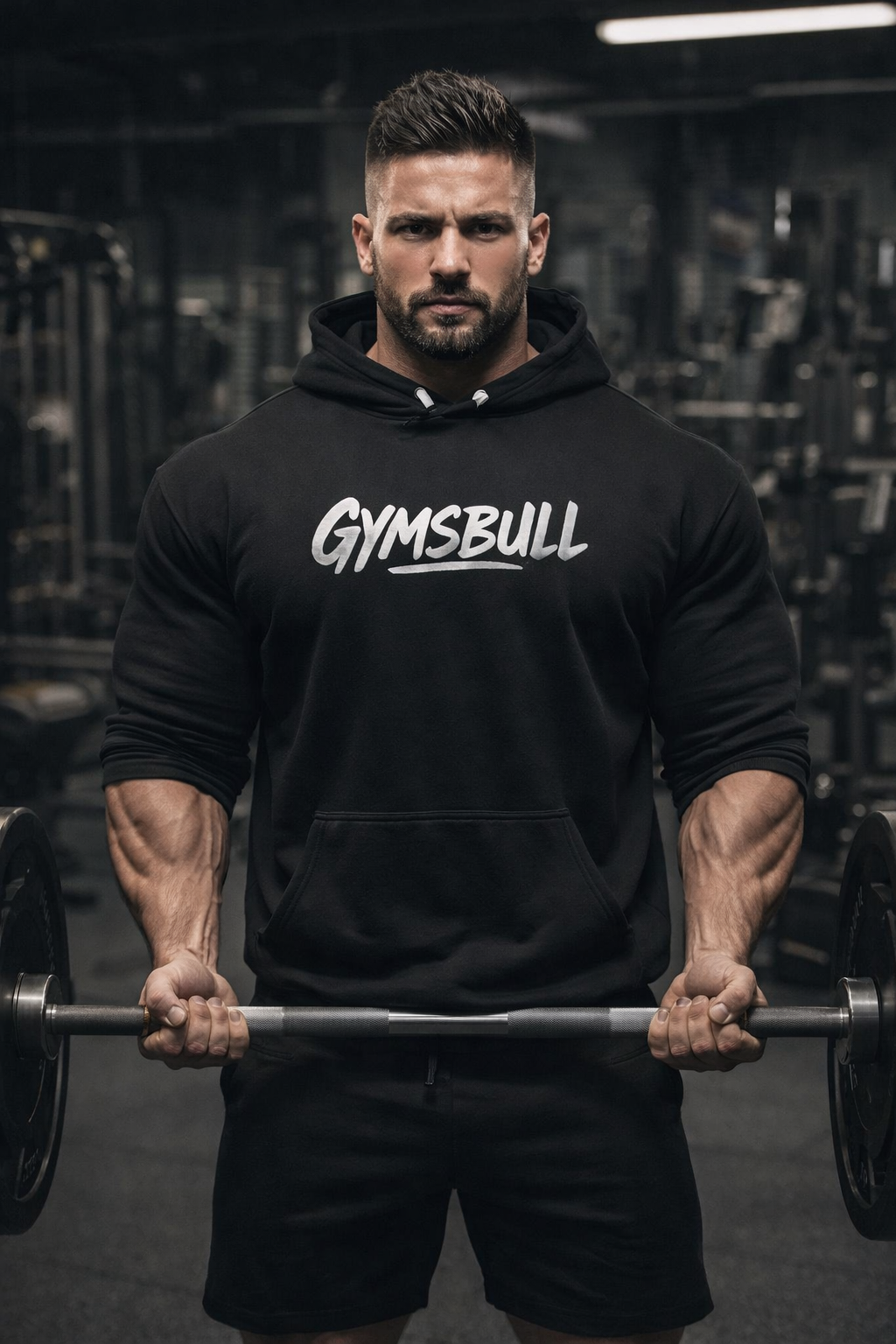 GYMSBULL Unisex garment-dyed lightweight hoodie